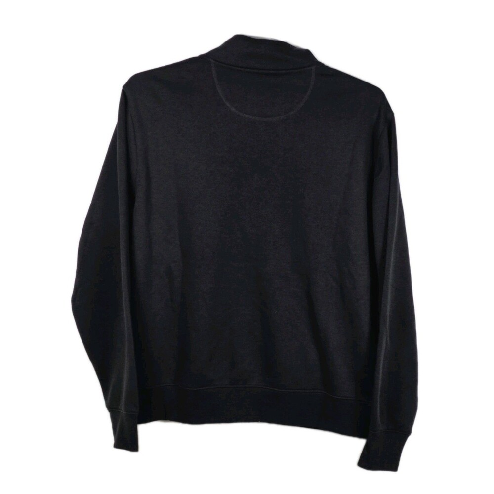 NWT Amazon Essentials Men's XL Black Mock Neck Fleece Zip Up - Picture 7 of 8